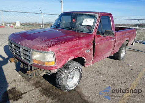 1995 Ford F150 из США, поврежденный, VIN 1FTEF15N4SLA09476